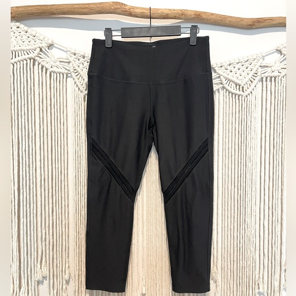 Avia Pants - Avia Yoga Workout Lifting Running Leggings W/ Mesh Sz M